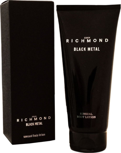 Locion trupi John Richmond Black Metal, për lëkurë të hidratuar, natyral, 200 ml
