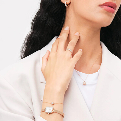 Byzylyk për femra Daniel Wellington DW00400626, 18.5cm, i artë