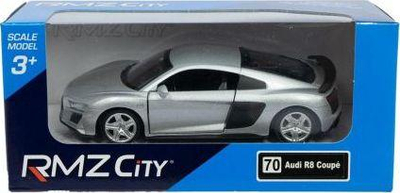 Lodër makinë RMZ City Audi R8 Coupé, model metalik, për fëmijë 3+, argjendi