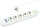 Parazgjedhës rryme BLOW PS-520, 5 dalje, 3x USB, 2m, i bardhë