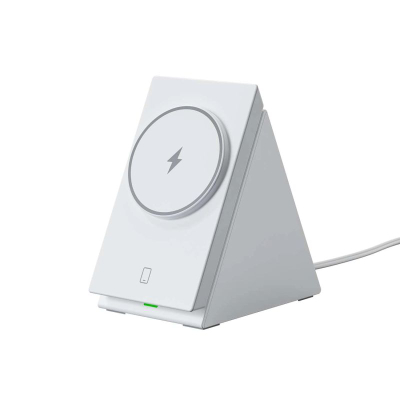 Karikues wireless 3‑në‑1 Choetech T600 F, 15W, me magnet, i bardhë