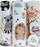 Set pelena muslini Ega Kids Forest Animals, 3 copa, 70 x 70 cm, shumëngjyrëshe
