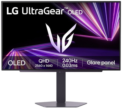 Гејминг монитор LG UltraGear 27GX704A-B, 26.5" OLED, QHD 240Hz, црн
