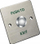 Buton daljeje Hikvision DS K7P01, metal, për sisteme kontrolli hyrje dalje, ngjyrë argjendi