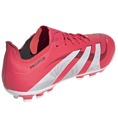 Këpuca futbolli Adidas Predator League 2G 3G AG M ID3837, material sintetik, me lidhëse, të kuqe