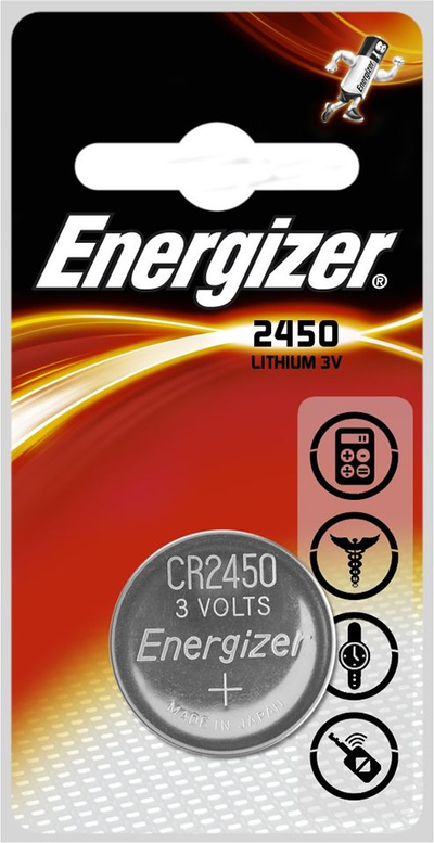 Bateri litiumi Energizer CR2450, set me 2 copë