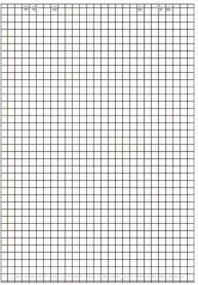 Bllok flipchart LANDR+, 680 x 990 mm, 20 fletë, i bardhë