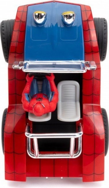 Makinë lodër me telekomandë Marvel Jada Spider-Man Buggy, 1/24, infrared, e kuqe blu