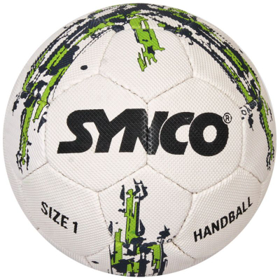 Top Handbolli Synco S933565, madhësia 1, PU, bardh e gjelbër