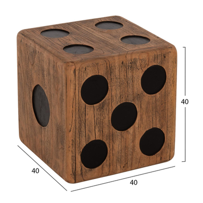 Stol Dice 40x40x40Hcm (HM7899)
