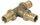 Tee i barabartë hidraulik, bronz, diametër 25-25x25