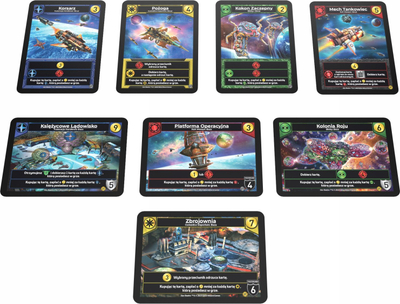 Zgjerim me letra Star Realms High Alert Requisition Iuvi Games, 12 letra, për lojën bazë Star Realms