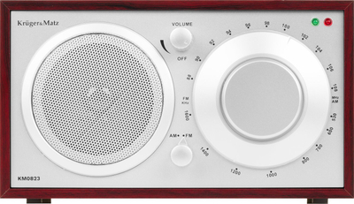 Radio për në shpi Kruger&amp;Matz KM 823, FM/AM, AUX 3.5mm, altoparlant i fortë