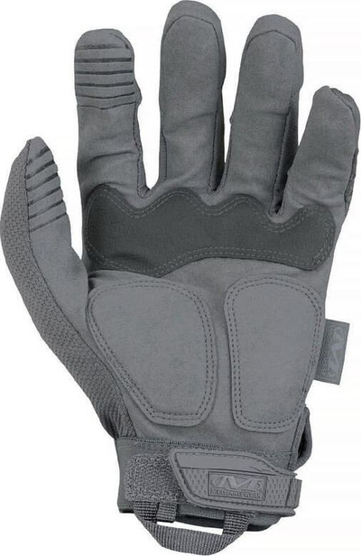 Doreza taktike Mechanix Wear M-Pact, pëllëmbë lëkurë sintetike, me gisht të plotë, gri