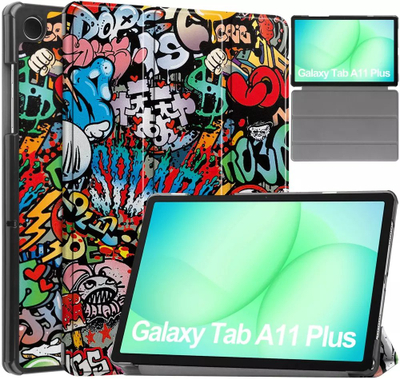 Etui tablet 4kom.pl Galaxy Tab A11 Plus A9 Plus, 10.9", SMART, grafik