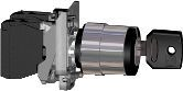 Ndërprerës Schneider Electric, 22 mm 1Z, i zi 