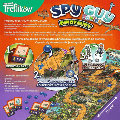 Loja shoqërore Trefl Spy Guy Junior Dinosaurs, kooperative, për fëmijë