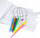 Set kreativ Unicorn STARPAK 497702, me ngjitëse dhe shabllone, shumëngjyrësh