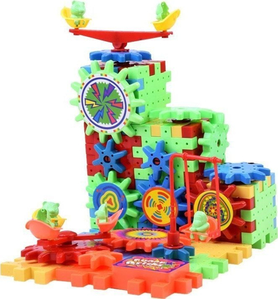 Lodër konstruktore Waffle Blocks for Little Builders ZA2951, 81 pjesë, shumëngjyrëshe