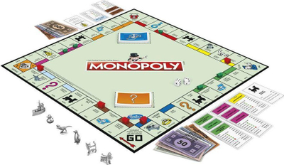 Lojë tavoline Hasbro Monopoly Classic, për familje, finlandisht, me shumë ngjyra