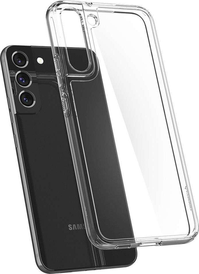 Kapak telefoni Spigen Ultra Hybrid për Samsung Galaxy S22, i fortë kundër goditjeve, transparent Crystal Clear