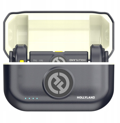Безжичен микрофон Hollyland LARK M2 Duo, USB C, Shine Charcoal