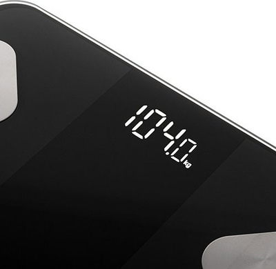 Peshore inteligjente Adler AD 8186, Tuya Smart, deri 180 kg, ekran LED, e zezë