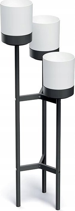 Стојалка за цвеќиња BLOOMIE STAND, 42cm, пластика, бела