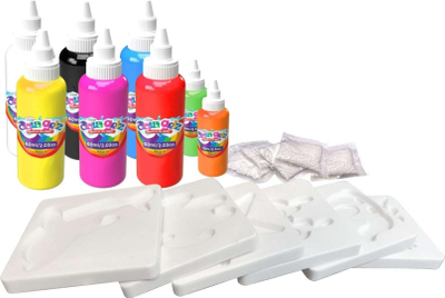 Set kreativ Aqua Gelz Simba Knights Castle, 37 pjesë, kështjellë kalorësish, shumëngjyrësh