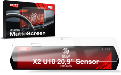 Folie mbrojtëse ekrani GRIZZ MatteScreen për BMW X2 U10, 20.9", anti-gërvishtje, matte, transparente