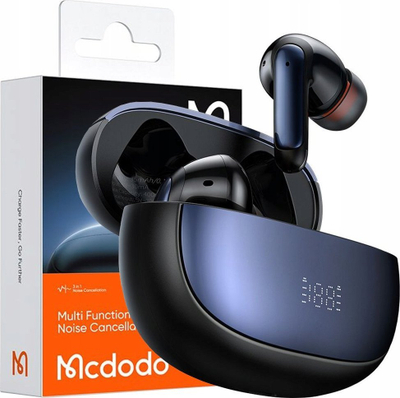 Безжични слушалки Mcdodo Wireless In-Ear, Блутут, ANC ENC, сина и црна