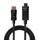 Kabllo Lindy DisplayPort në HDMI, 1m, 4K, e zezë