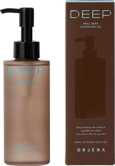 Масло за чистење лице Orjena Real Deep Cleansing Oil, длабинско чистење, хидратантно, проѕирно