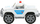 Makina lodër policie Wader Legion Patrol Car No. 1, plastikë e fortë, për kalamaj 12+ muajsh, e bardhë