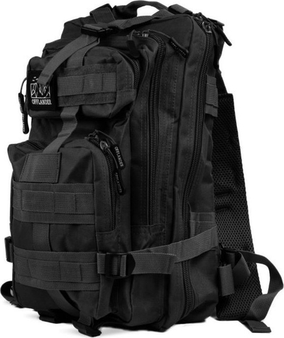 Ранец Offlander Survival, 25L, најлон, црн
