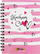 Fletore me spirale Bernardinum Spring Notebook I Love You, format A6, shumëngjyrëshe