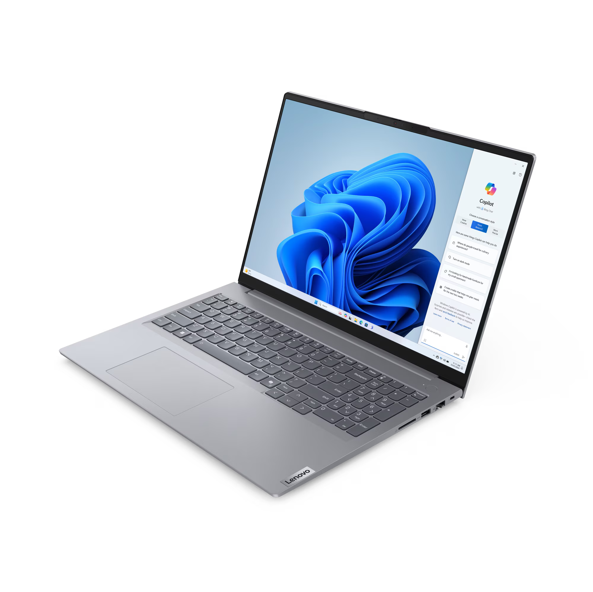 Laptop Lenovo ThinkBook 16 G7 IML, 16", Intel Core Ultra 5, 16GB RAM, 256GB SSD, Intel UHD Graphics, i hirtë 2