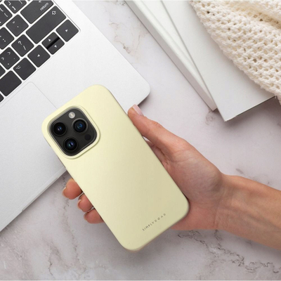 Mbulesë telefoni Roar Cloud Skin për iPhone 17 Pro, silikon, e verdhë e çelët