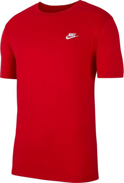 Bluzë Nike Club Tee AR4997 657, pambuk 100 përqind, për burra, e kuqe