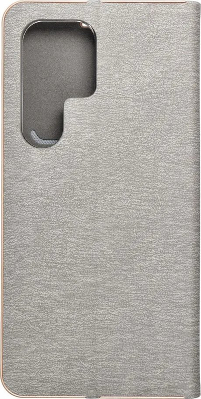 Futrollë telefoni OEM LUNA Book, për Samsung Galaxy S24 Ultra, me kapak, ari