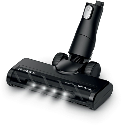 Kokë furçe elektrike Bosch BHZUHFN Hardfloor Soft Brush, ndriçim LED, e zezë