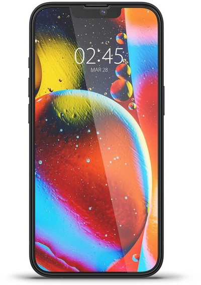 Spigen заштитно стакло tR Slim HD за Apple iPhone 13 mini, црно