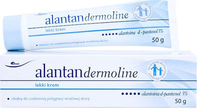 Krem qetësues për fytyrë Alantan Dermoline, 50g