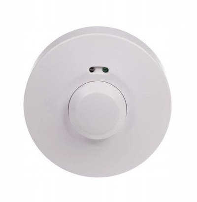 Senzor lëvizje F&amp;F DRM-02-24V, mikrondash 5.8GHz, 24V AC, i bardhë