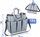 Organizues Maximex Universal Caddy, 8 xhepa, 15L, i palosshëm
