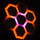 Reflektor skenik LED Neon &amp; Rainbow Frame Par, RGBW, DMX, i zi