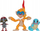 Set figura Pokémon Jazwares Battle, 3 copë, 5 cm dhe 8 cm, me ngjyra shumëngjyrëshe