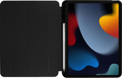 Mbulesë Crong FlexFolio për iPad 10.2\" 9 2021, me stand, puthitet me Apple Pencil, e zezë