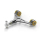 Set krahësh të pasëm rregullues VAG Golf Mk5 Mk6 A3 8P, poliuretani, çelik, gri