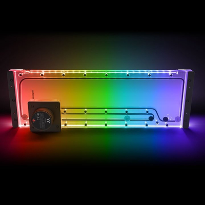Kit ftohës me ujë Thermaltake Pacific Core P8 DP-D5 Plus, pompë D5, RGB, i tejdukshëm